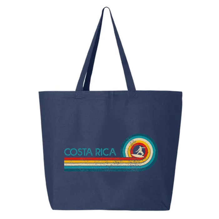 Costa Rica Surf Vintage Beach Surfer 25L Jumbo Tote