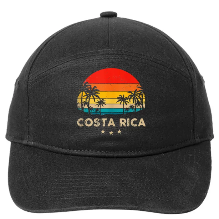 Costa Rica Sunset 7-Panel Snapback Hat