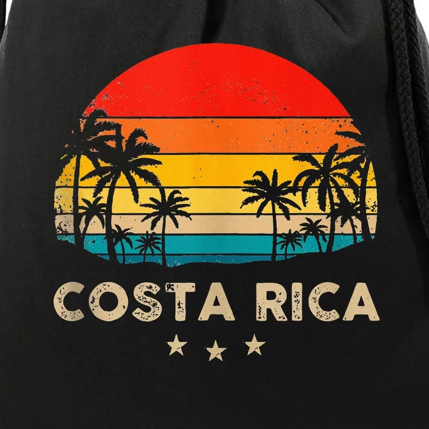 Costa Rica Sunset Drawstring Bag