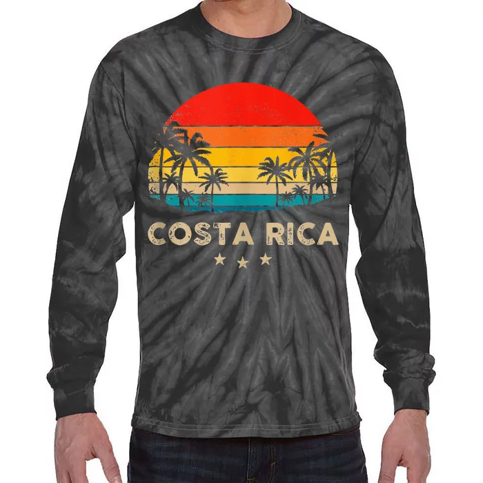 Costa Rica Sunset Tie-Dye Long Sleeve Shirt