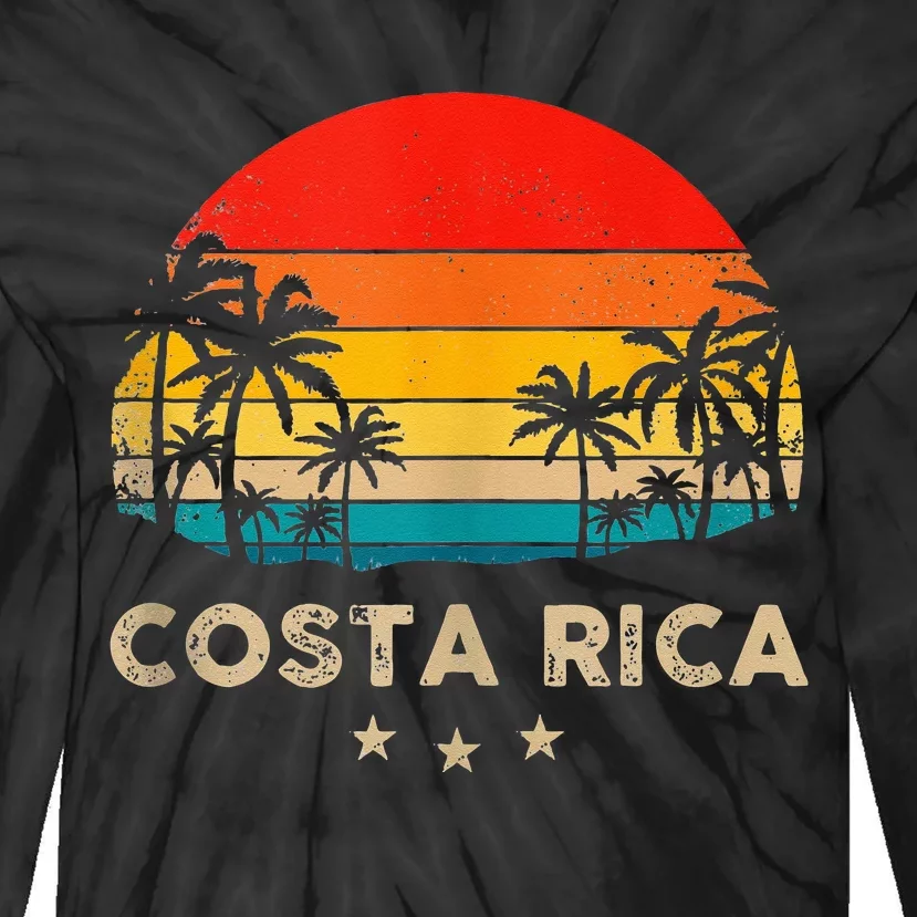 Costa Rica Sunset Tie-Dye Long Sleeve Shirt