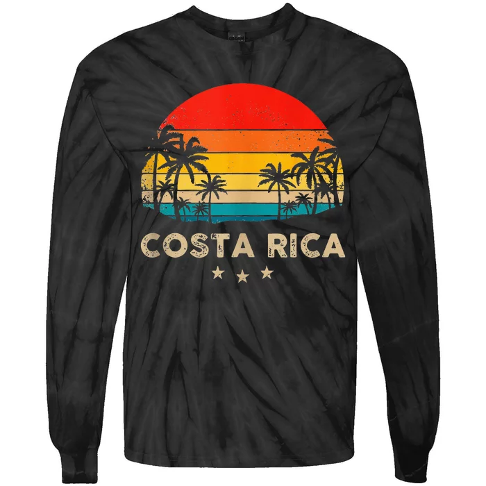 Costa Rica Sunset Tie-Dye Long Sleeve Shirt