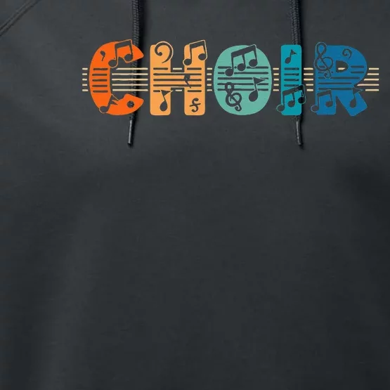 Choir Retro Singer Music Group Teacher Choir Directors Performance Fleece Hoodie