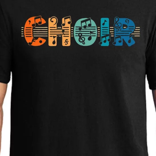 Choir Retro Singer Music Group Teacher Choir Directors Pajama Set