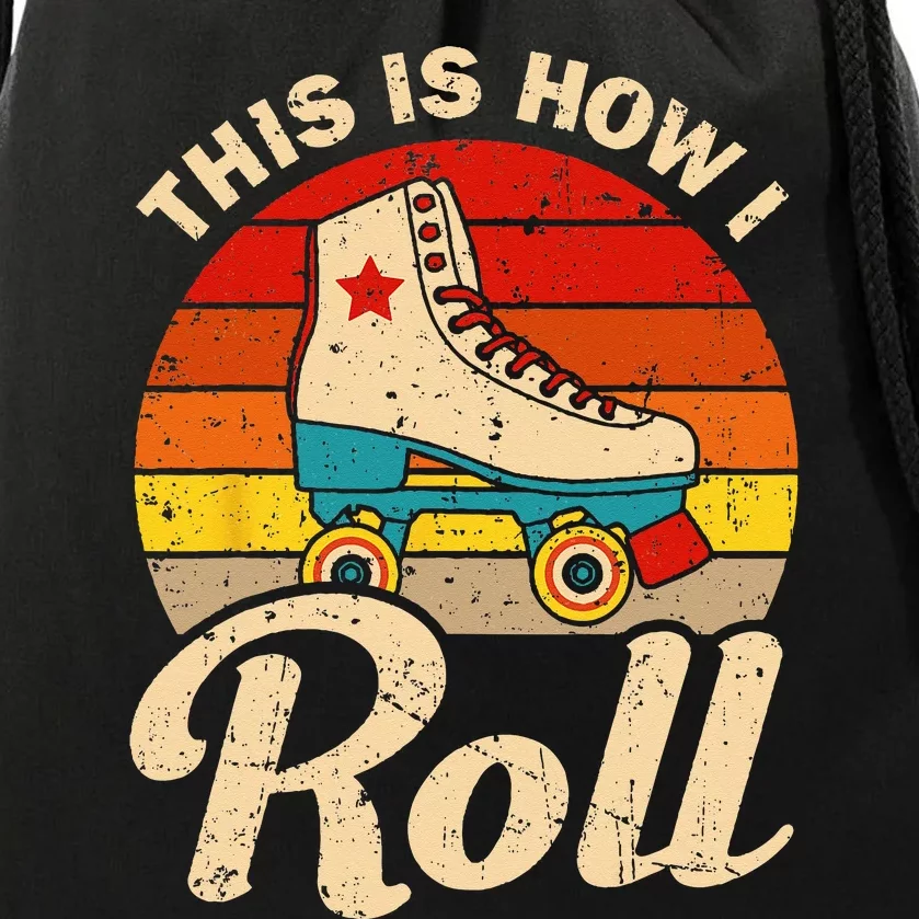 Cool Roller Skate For  Speed Skating Inline Skate Drawstring Bag