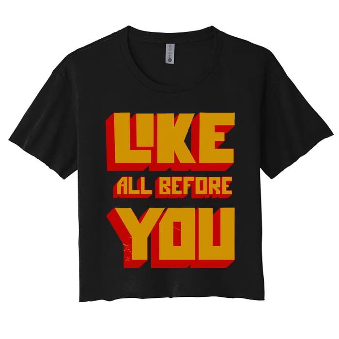 Cult Records Store The Voidz Like All Before You Women's Crop Top Tee