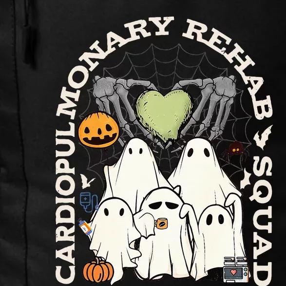 Cardiopulmonary Rehab Squad Halloween Ghost Spooky Nurse Daily Commute Backpack