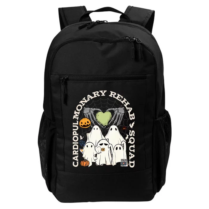 Cardiopulmonary Rehab Squad Halloween Ghost Spooky Nurse Daily Commute Backpack