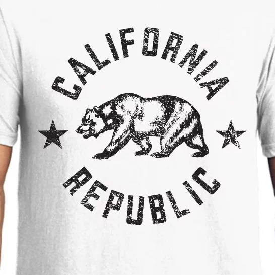 California Republic State Flag Grizzly Bear Pajama Set