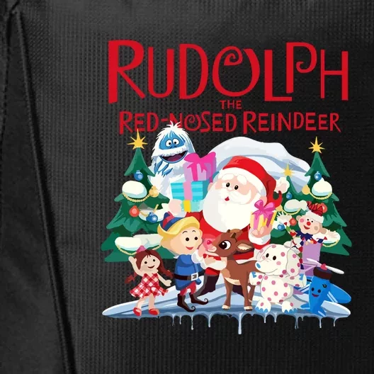 Cute Rudolph The Red Nosed Reindeer Christmas Special Xmas Gift City Backpack