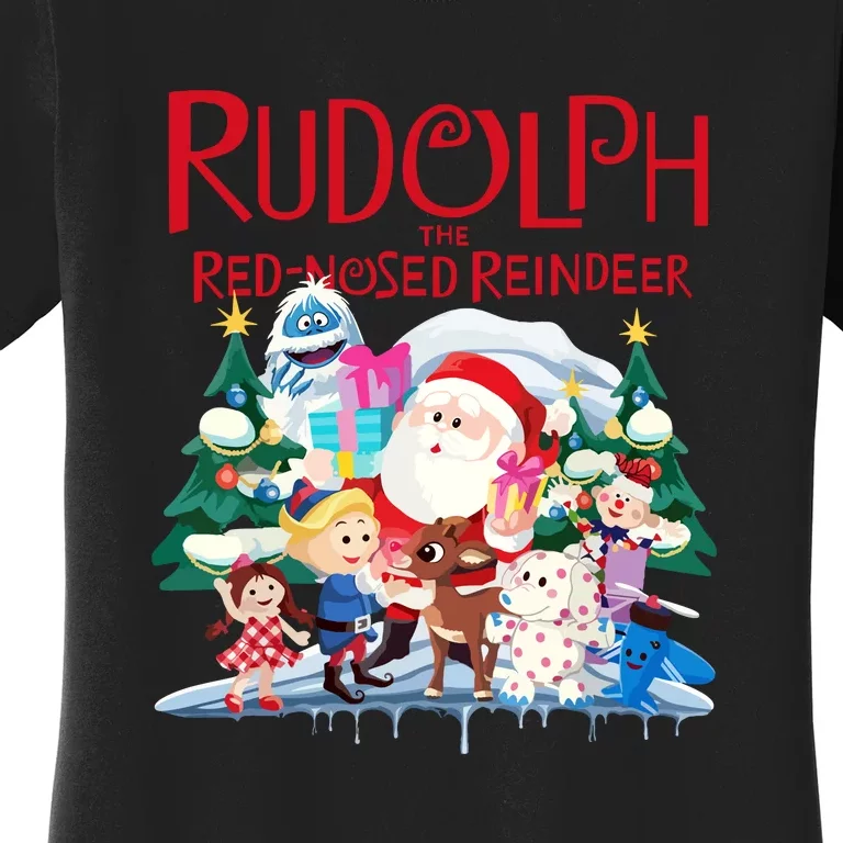 Cute Rudolph The Red Nosed Reindeer Christmas Special Xmas Gift Women's T-Shirt