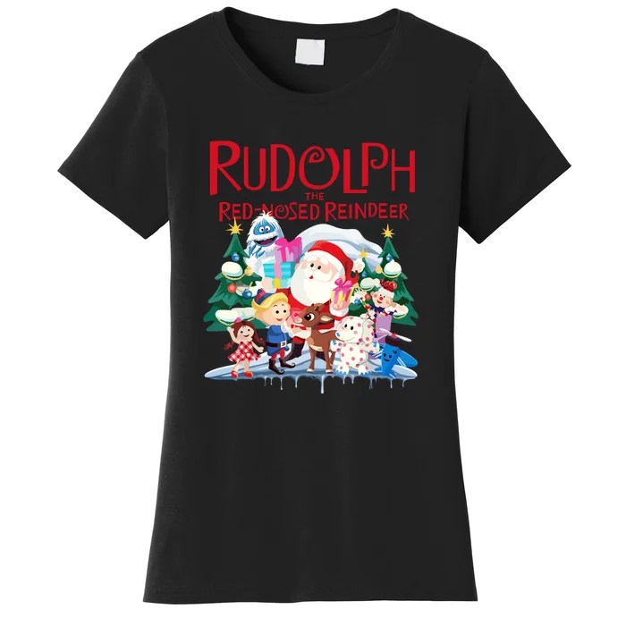 Cute Rudolph The Red Nosed Reindeer Christmas Special Xmas Gift Women's T-Shirt