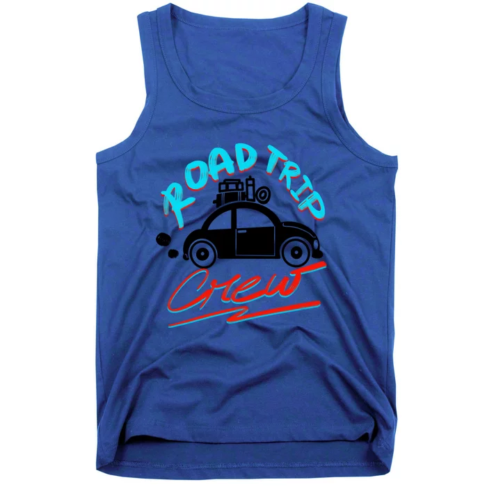 Cool Road Trip Crew Funny Summer Vacation Travel Fan Gift Funny Gift Tank Top