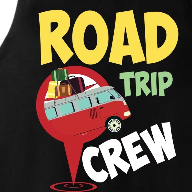 Cool Road Trip Crew Funny Summer Vacation Travel Fan Gift Meaningful Gift Ladies Tri-Blend Wicking Tank