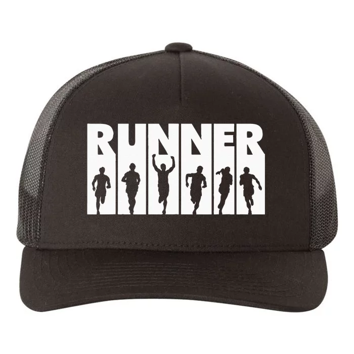 Cool Runner Triathlon Athlete Cross Country Running Yupoong Adult 5-Panel Trucker Hat