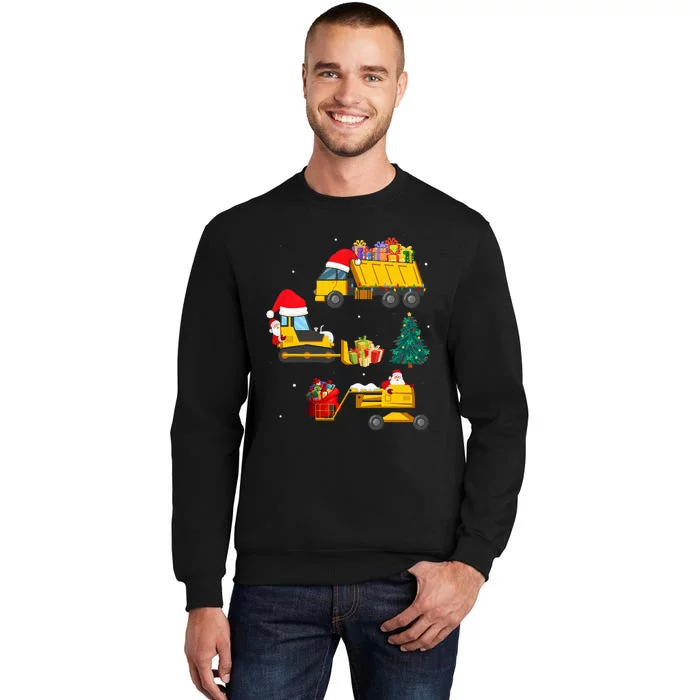 Christmas Red Trucks for Winter Decorations Sweatshirt