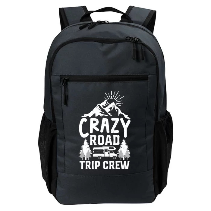 Crazy Road Trip Crew Family Travel Gift Daily Commute Backpack