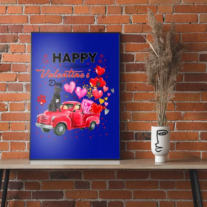 Cute Red Truck Cane Corso Valentines Day Costume Funny Gift Poster