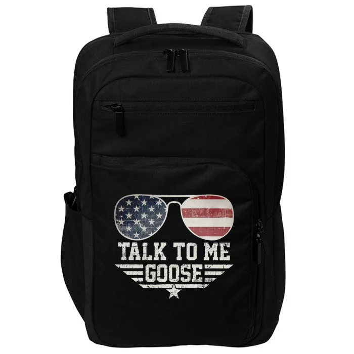 Cool Retro Talk To Me Goose Gift Impact Tech Backpack