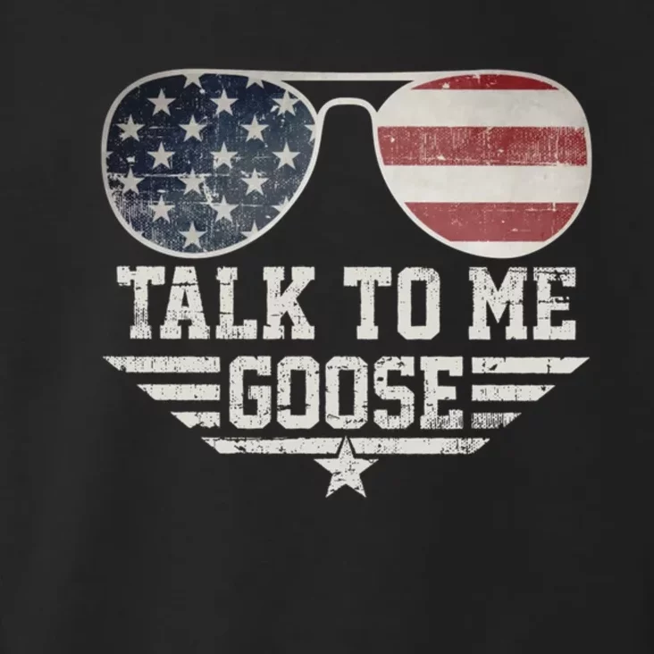 Cool Retro Talk To Me Goose Gift Toddler Hoodie