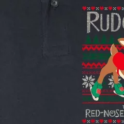 Cute Rudolph The Red Nosed Reindeer Christmas Special Xmas Softstyle Adult Sport Polo