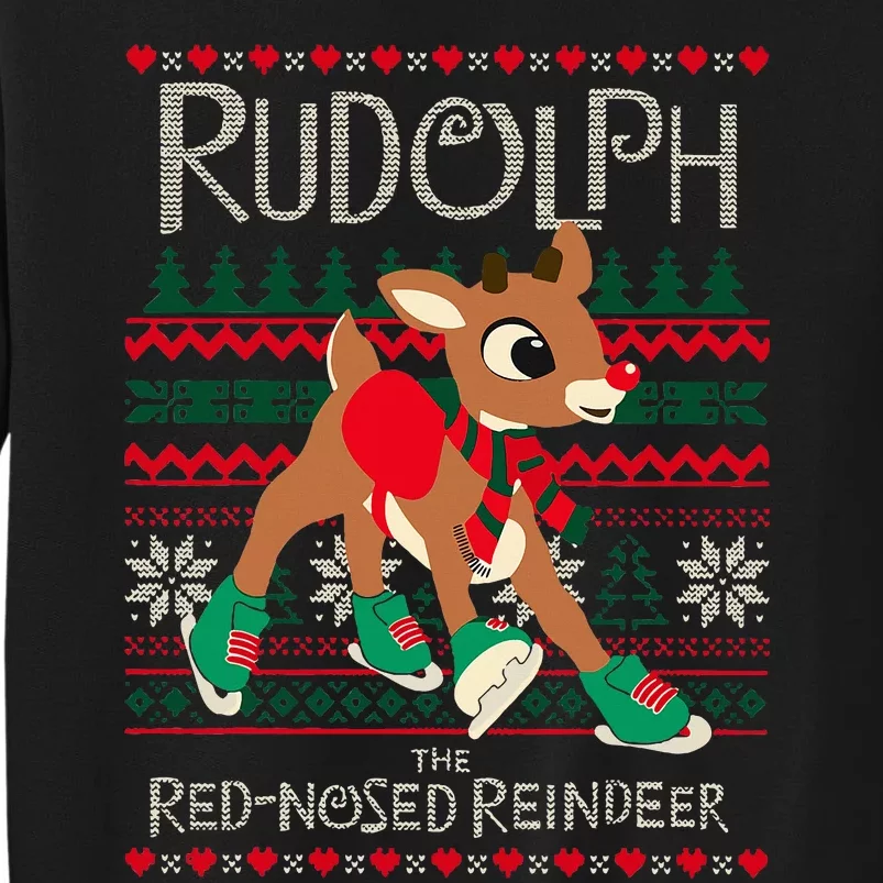 Cute Rudolph The Red Nosed Reindeer Christmas Special Xmas Tall Sweatshirt