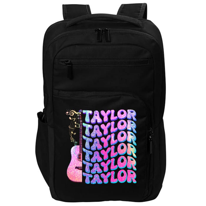 Cute Retro Taylor Music Fan Lover Impact Tech Backpack