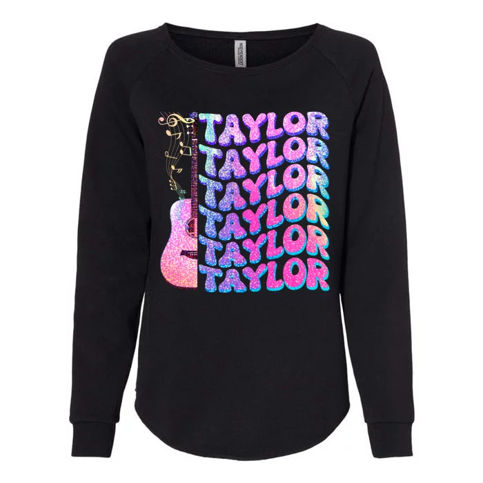 Cute Retro Taylor Music Fan Lover Womens California Wash Sweatshirt