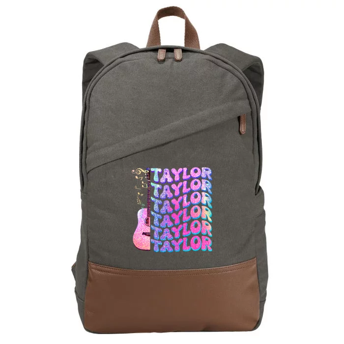 Cute Retro Taylor Music Fan Lover Cotton Canvas Backpack