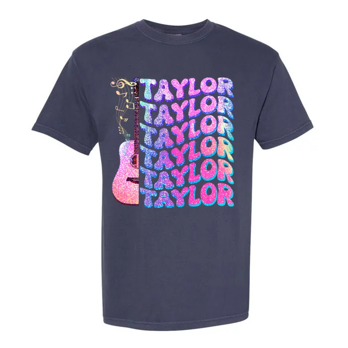 Cute Retro Taylor Music Fan Lover Garment-Dyed Heavyweight T-Shirt