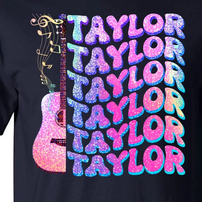 Cute Retro Taylor Music Fan Lover Tall T-Shirt