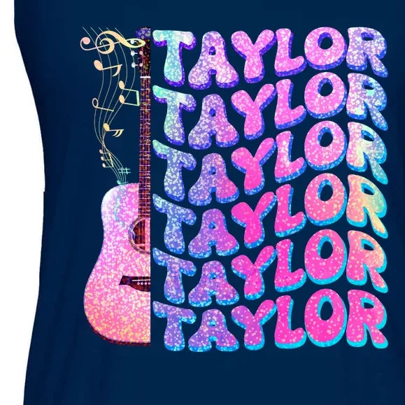 Cute Retro Taylor Music Fan Lover Ladies Essential Flowy Tank