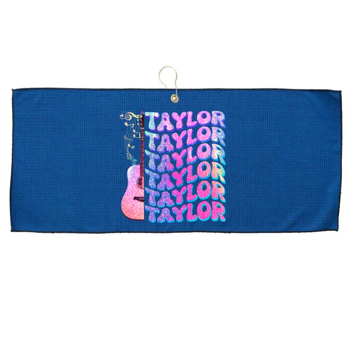 Cute Retro Taylor Music Fan Lover Large Microfiber Waffle Golf Towel