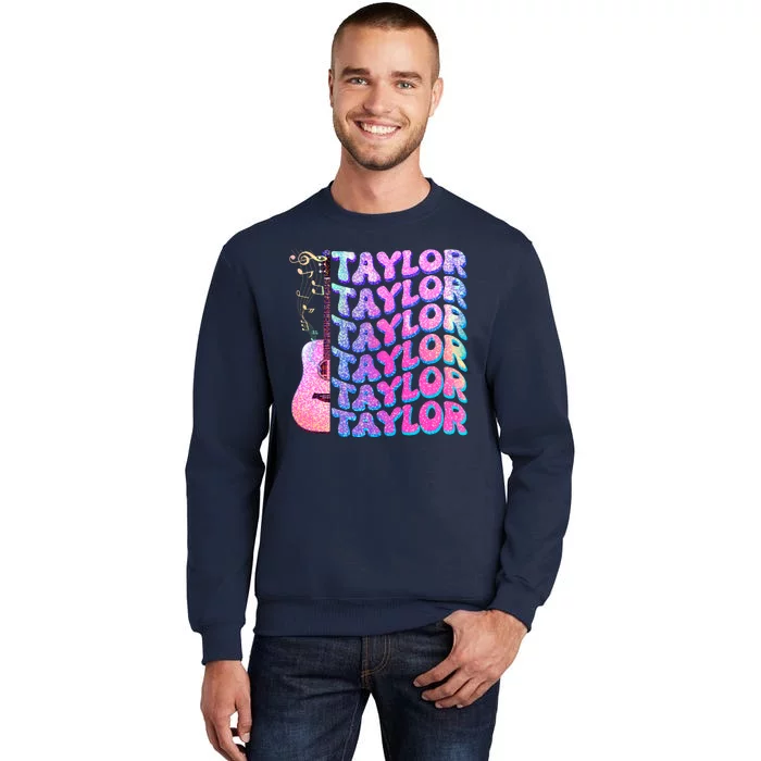 Cute Retro Taylor Music Fan Lover Tall Sweatshirt