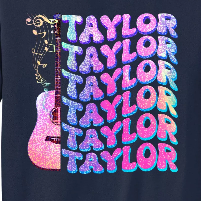 Cute Retro Taylor Music Fan Lover Tall Sweatshirt