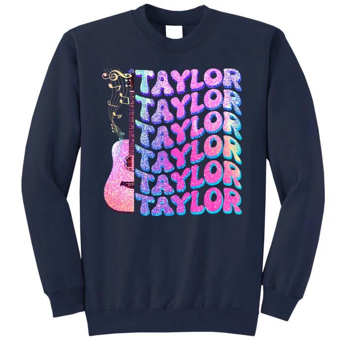 Cute Retro Taylor Music Fan Lover Tall Sweatshirt