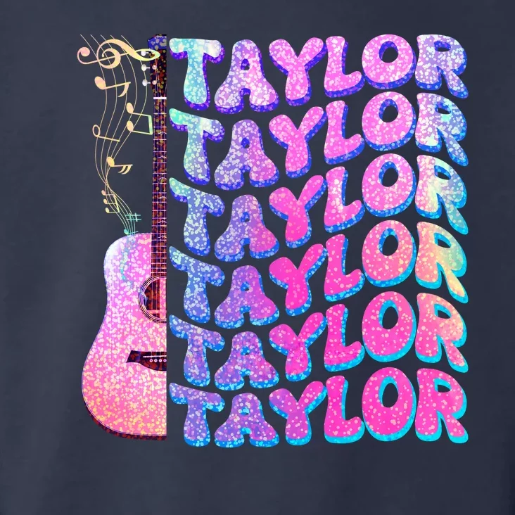 Cute Retro Taylor Music Fan Lover Toddler Hoodie