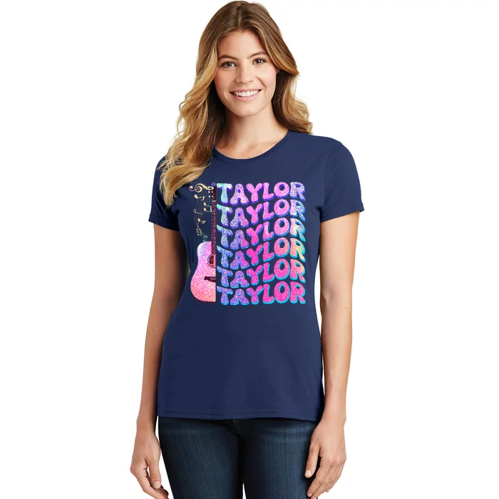 Cute Retro Taylor Music Fan Lover Women's T-Shirt