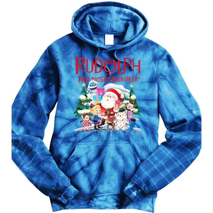 Cute Rudolph The Red Nosed Reindeer Christmas Special Xmas Tie Dye Hoodie