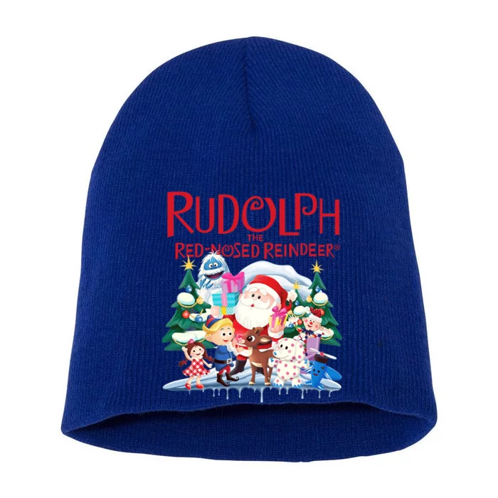 Cute Rudolph The Red Nosed Reindeer Christmas Special Xmas Short Acrylic Beanie