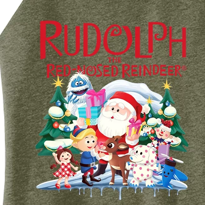 Cute Rudolph The Red Nosed Reindeer Christmas Special Xmas Women’s Perfect Tri Rocker Tank