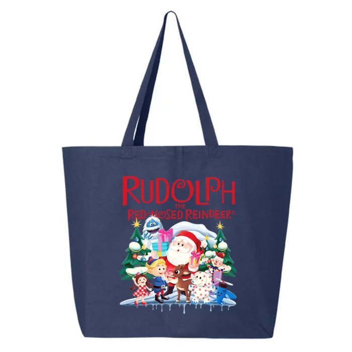 Cute Rudolph The Red Nosed Reindeer Christmas Special Xmas 25L Jumbo Tote