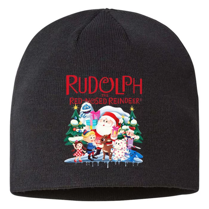 Cute Rudolph The Red Nosed Reindeer Christmas Special Xmas 8 1/2in Sustainable Knit Beanie