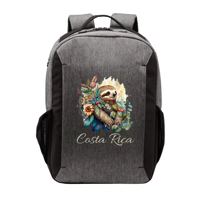 Costa Rica Tropical Sloth Vector Backpack