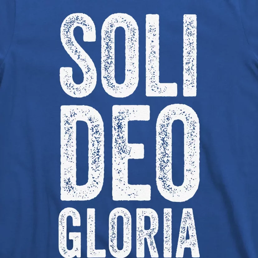 Christian Reformed Theology Soli Deo Gloria Jesus T-Shirt