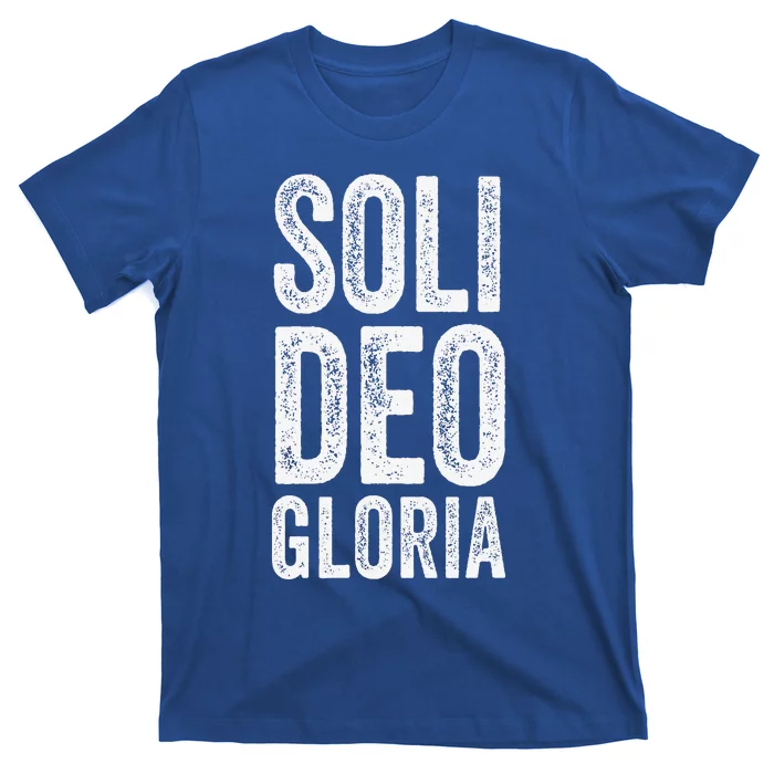 Christian Reformed Theology Soli Deo Gloria Jesus T-Shirt