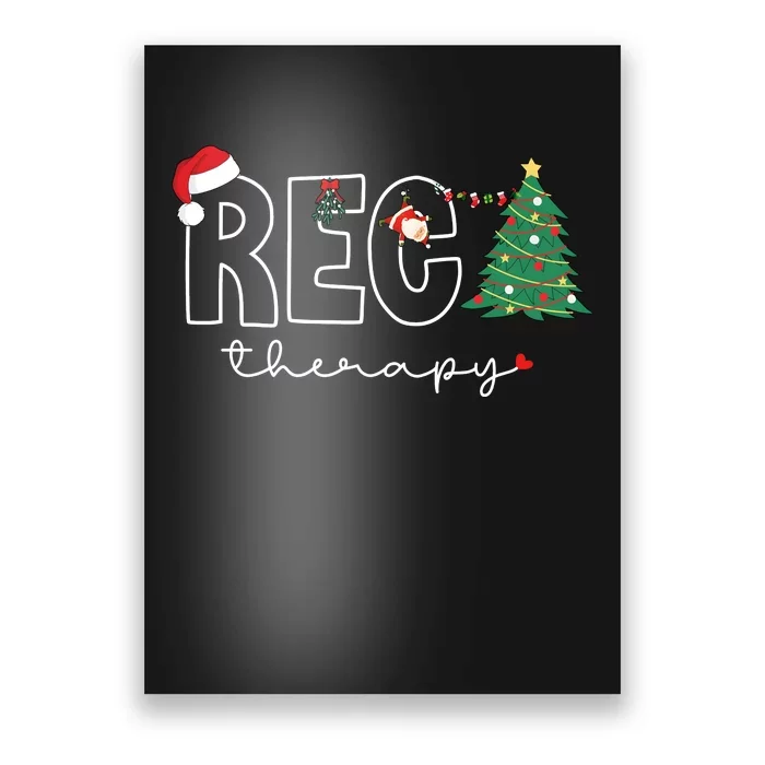 Christmas Recreational Therapy Holiday Season Poster