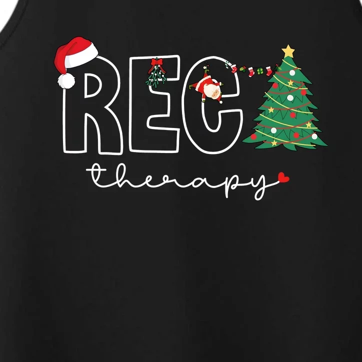 Christmas Recreational Therapy Holiday Season Performance Tank