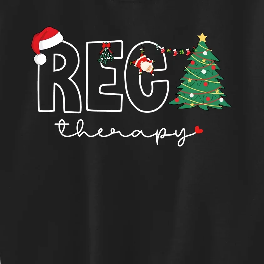 Christmas Recreational Therapy Holiday Season Kids Sweatshirt