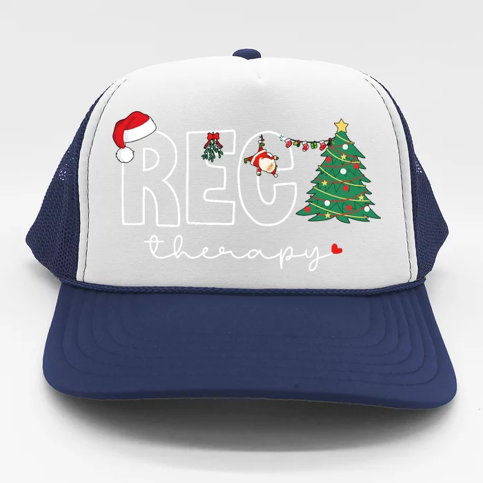 Christmas Recreational Therapy Holiday Season Trucker Hat